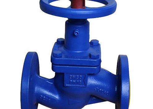 Din Cast Iron Sealed Globe DN15 Industrial Control Valves Y Shaped For Water